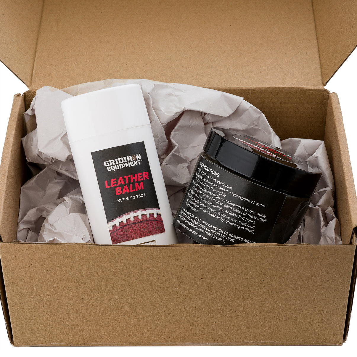 Football Mud and Leather Balm Prep Kit Gridiron Football Prep