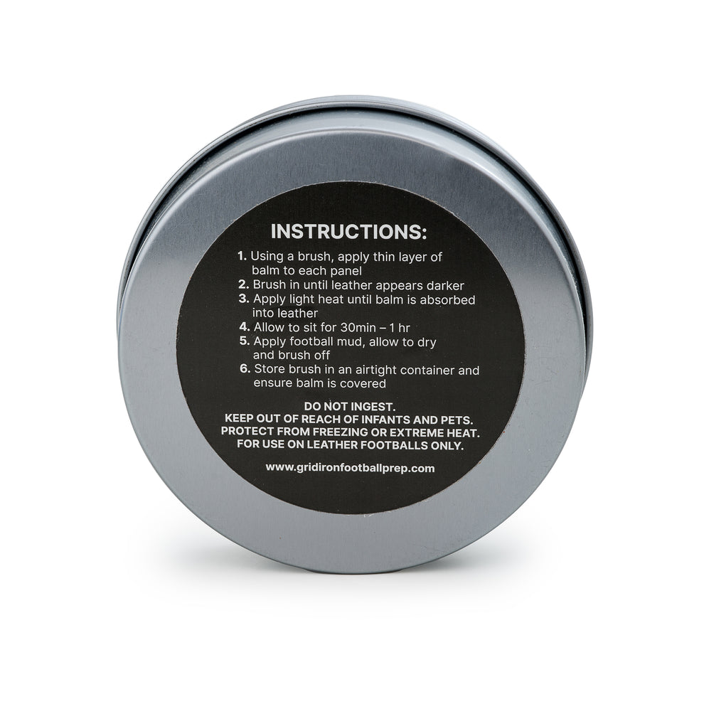 Leather Balm Tin Gridiron Football Prep